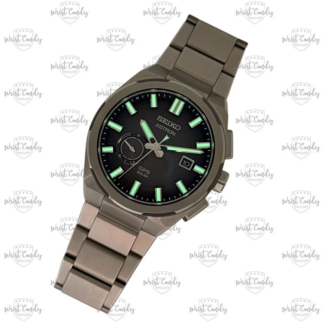 Seiko Astron Solar GPS Titanium — achterkant