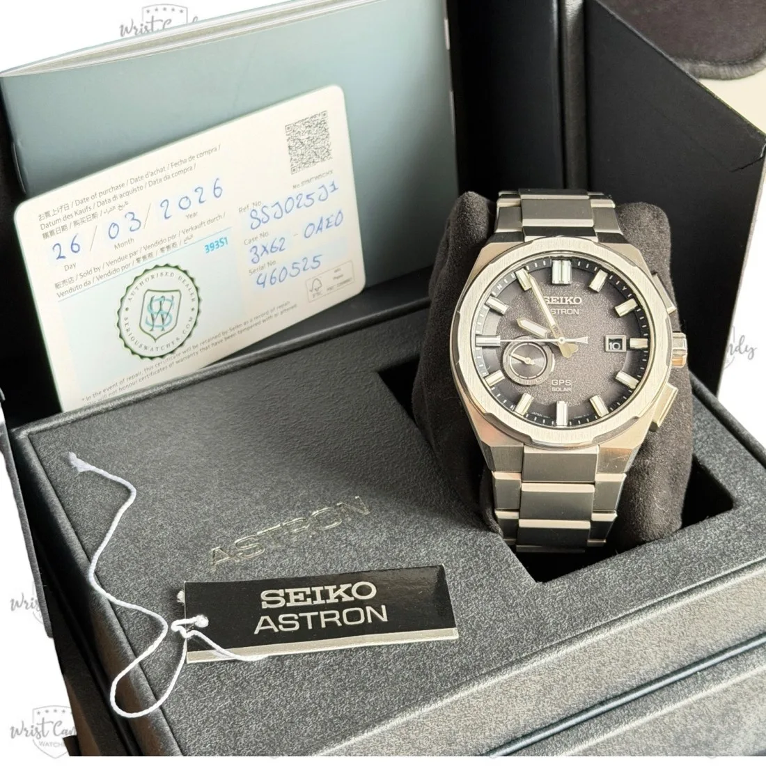 Seiko Astron Solar GPS Titanium — detail 8