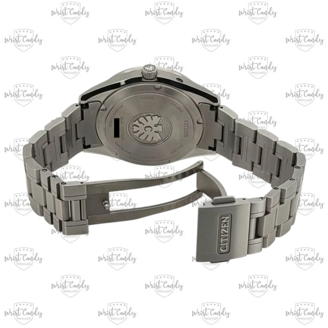 Citizen “The Citizen” Eco-Drive Super Titanium — achterkant