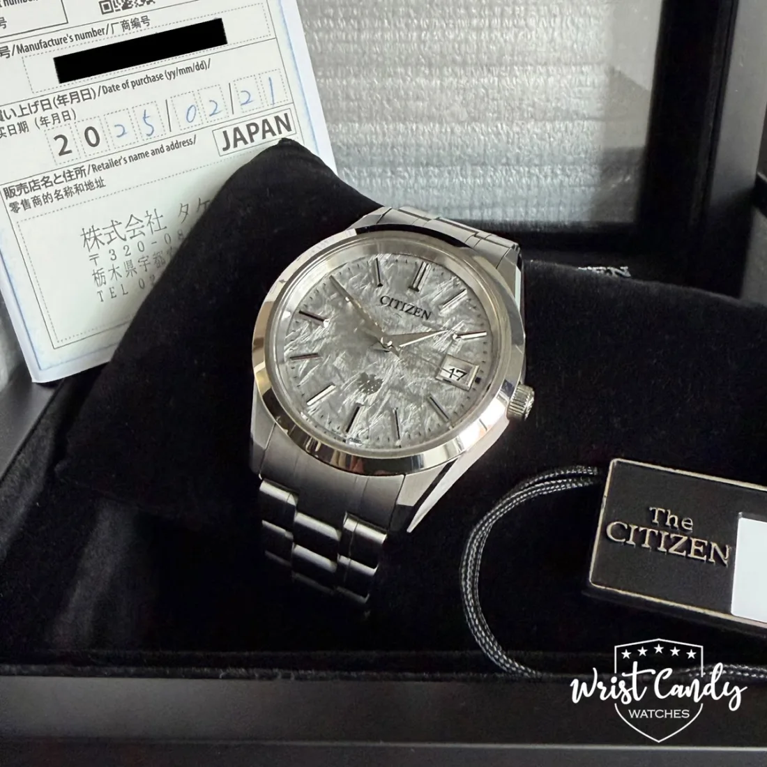 Citizen “The Citizen” Eco-Drive Super Titanium — detail 7