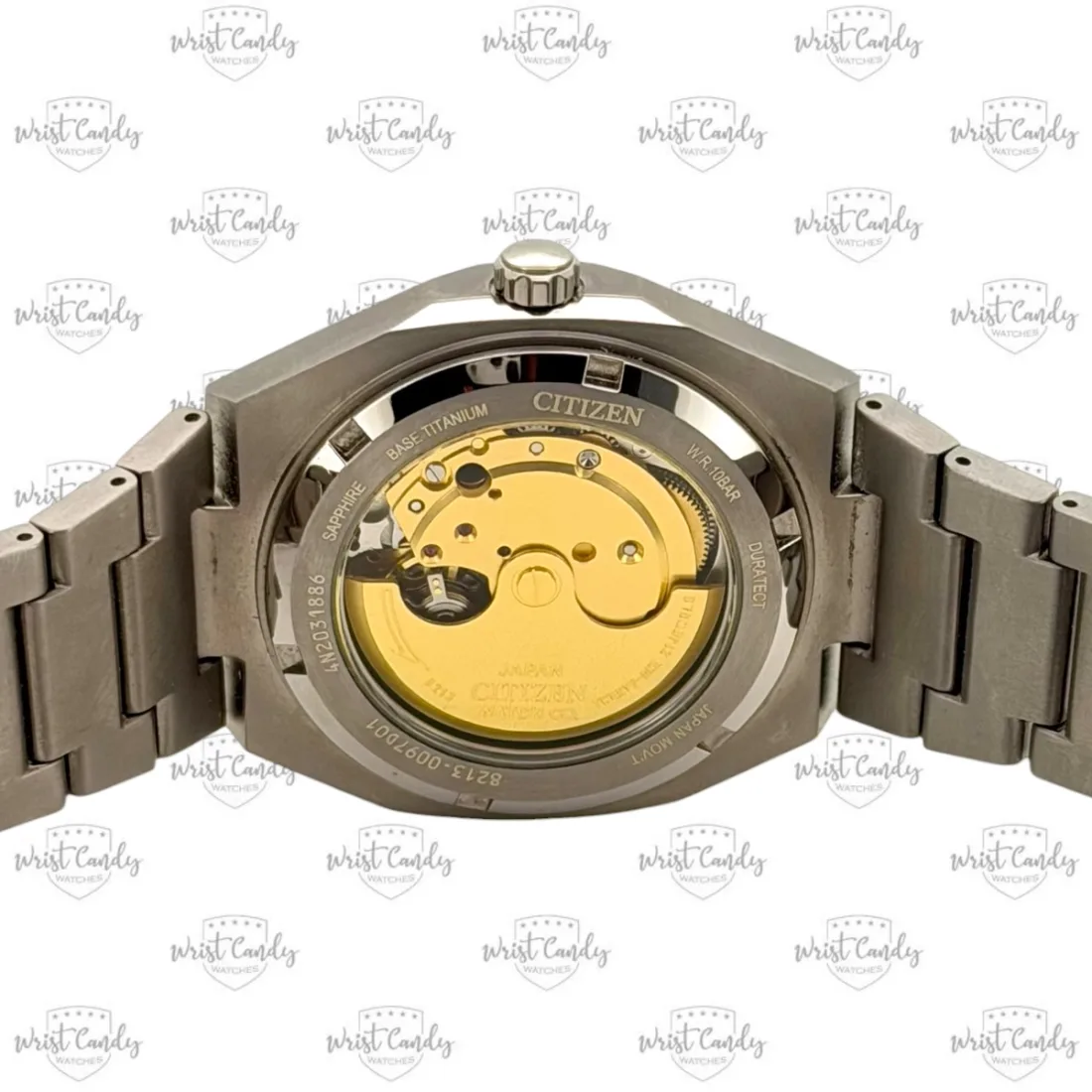 Citizen Zenshin Titanium Automatic — achterkant