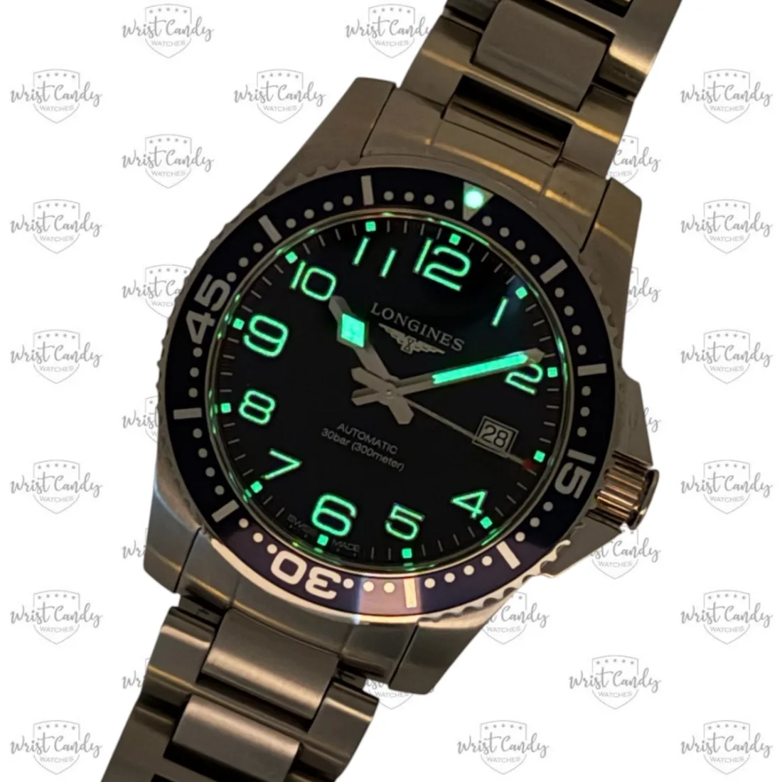 Longines Hydroconquest Automatic 41 mm — zijkant