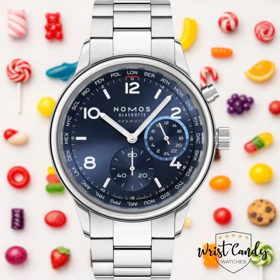 Nomos Club Sport Neomatik Worldtimer — Chronografen