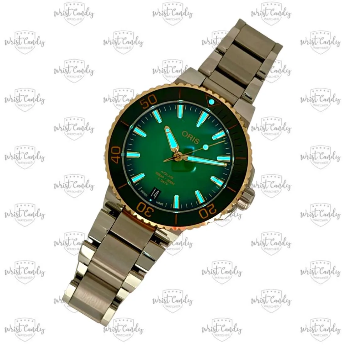 Oris Aquis Date Calibre 400 — achterkant