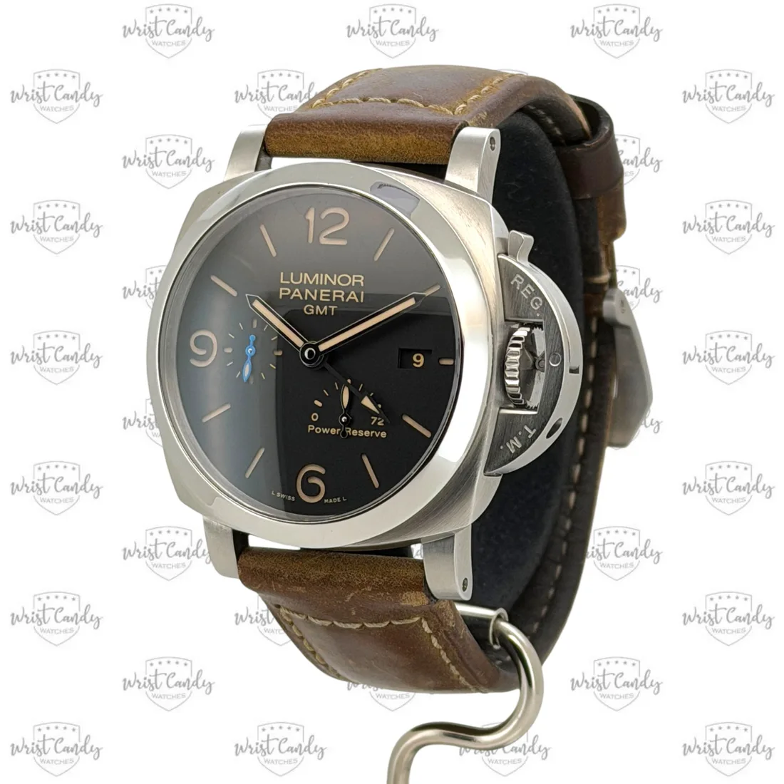 Panerai Luminor 1950 GMT Power Reserve — kast