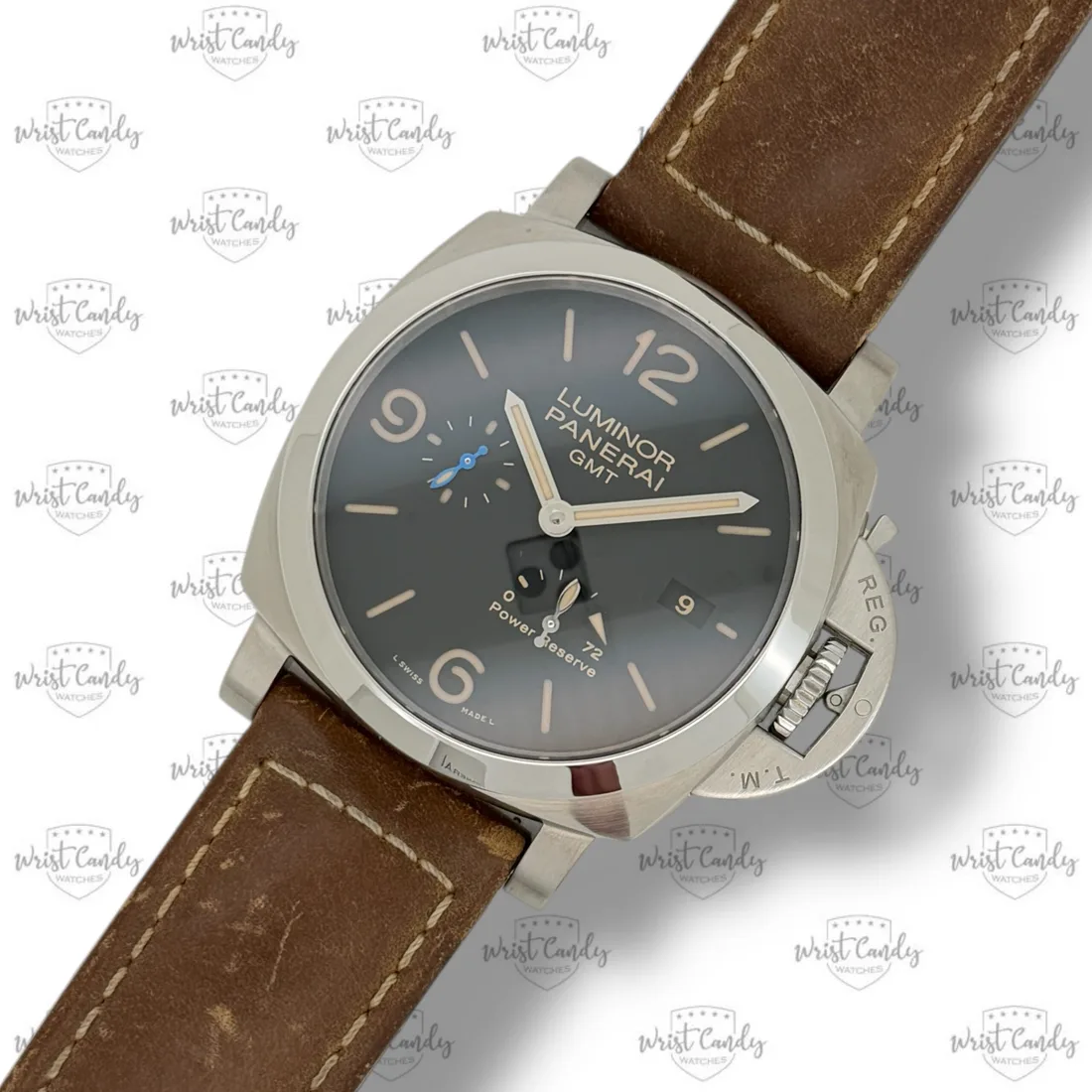 Panerai Luminor 1950 GMT Power Reserve — sluiting