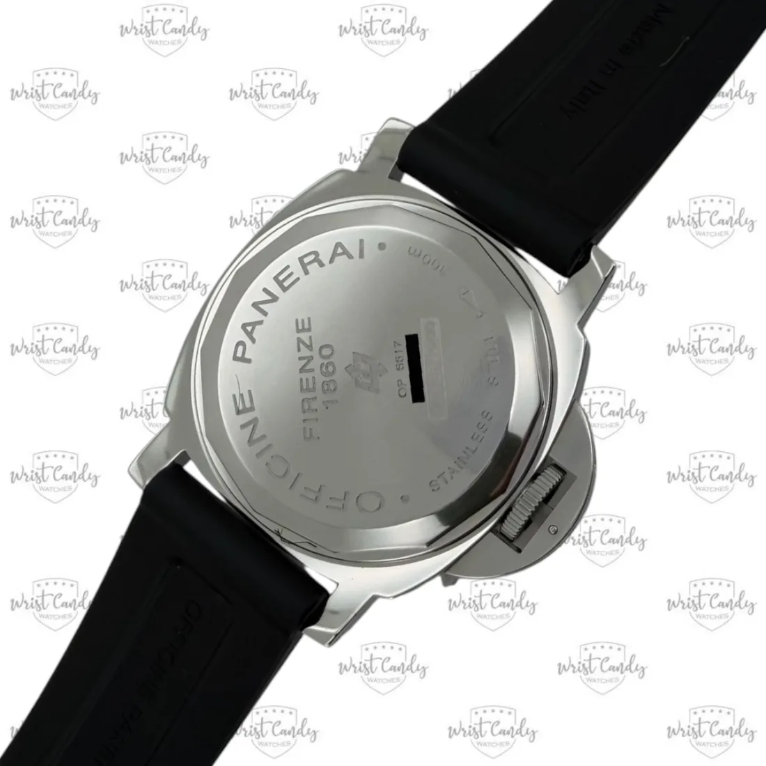 Panerai Luminor Marina “fat font” — achterkant