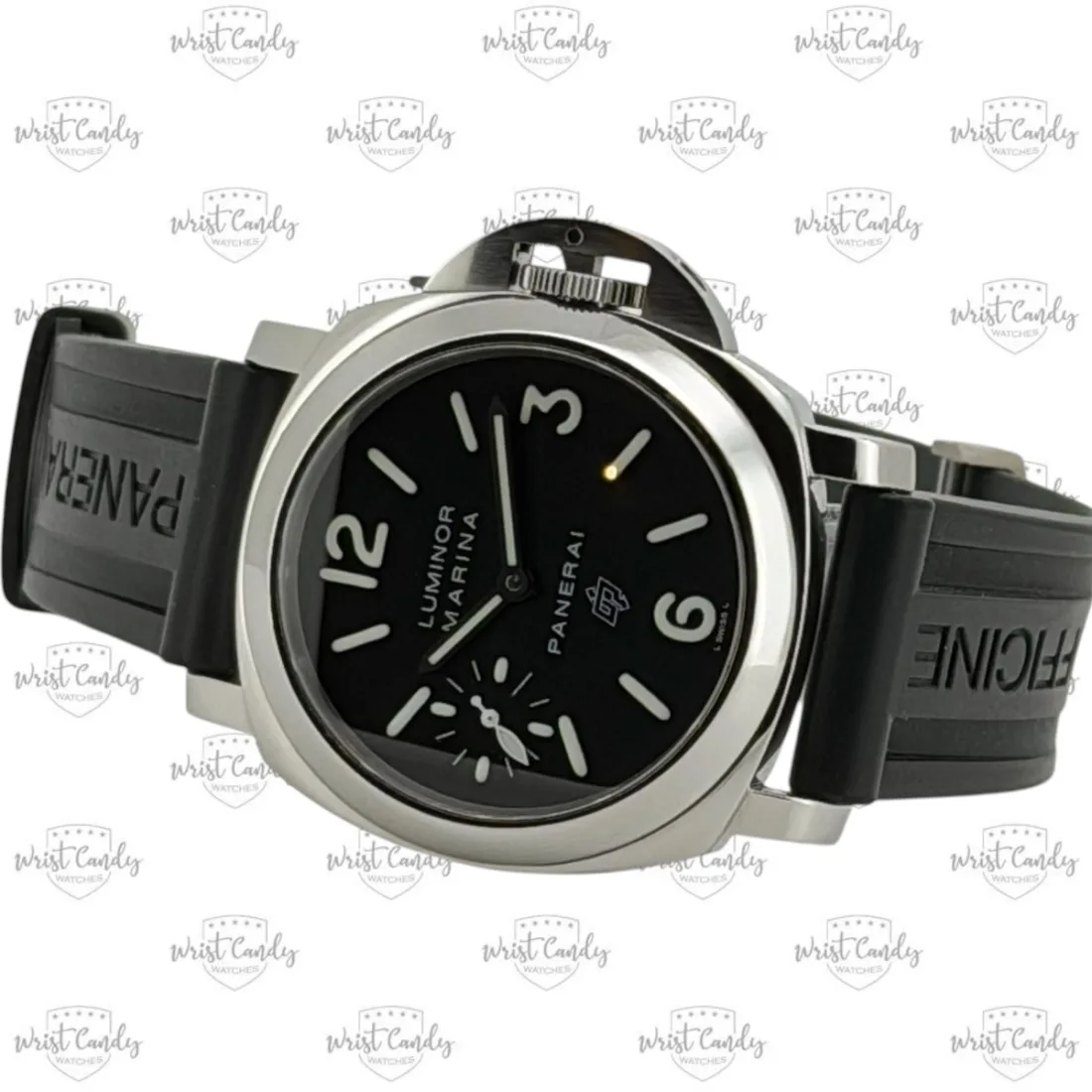 Panerai Luminor Marina “fat font” — detail