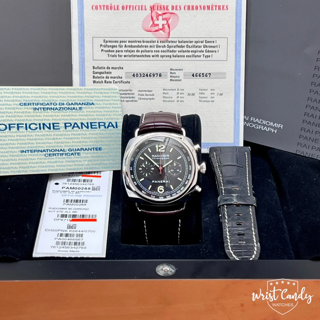 Panerai Radiomir Chronograph PAM00288 — detail 8