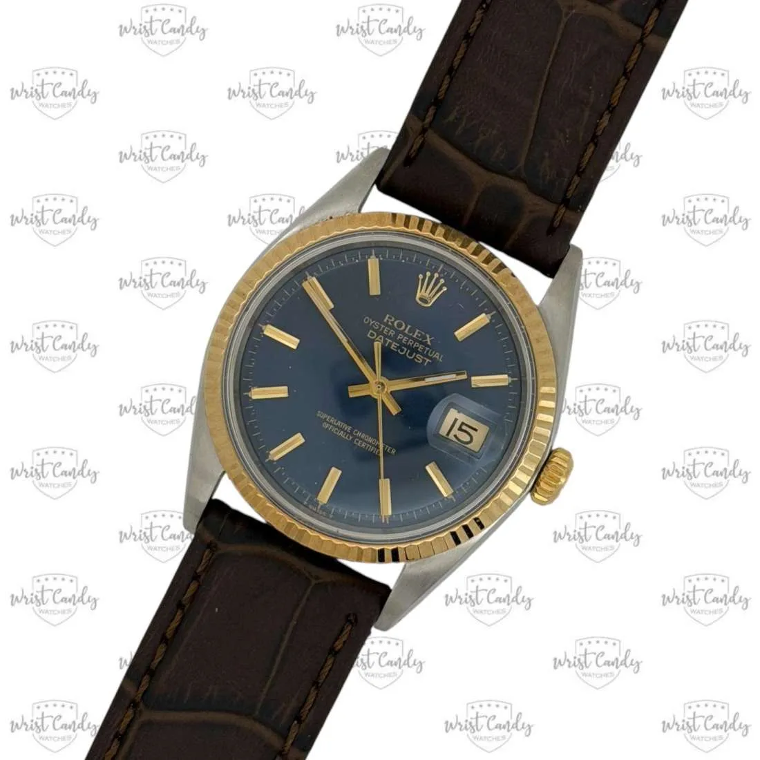 Rolex Datejust 1601 — achterkant