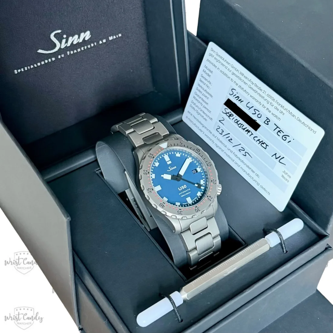 Sinn U50 tegimented — detail 8