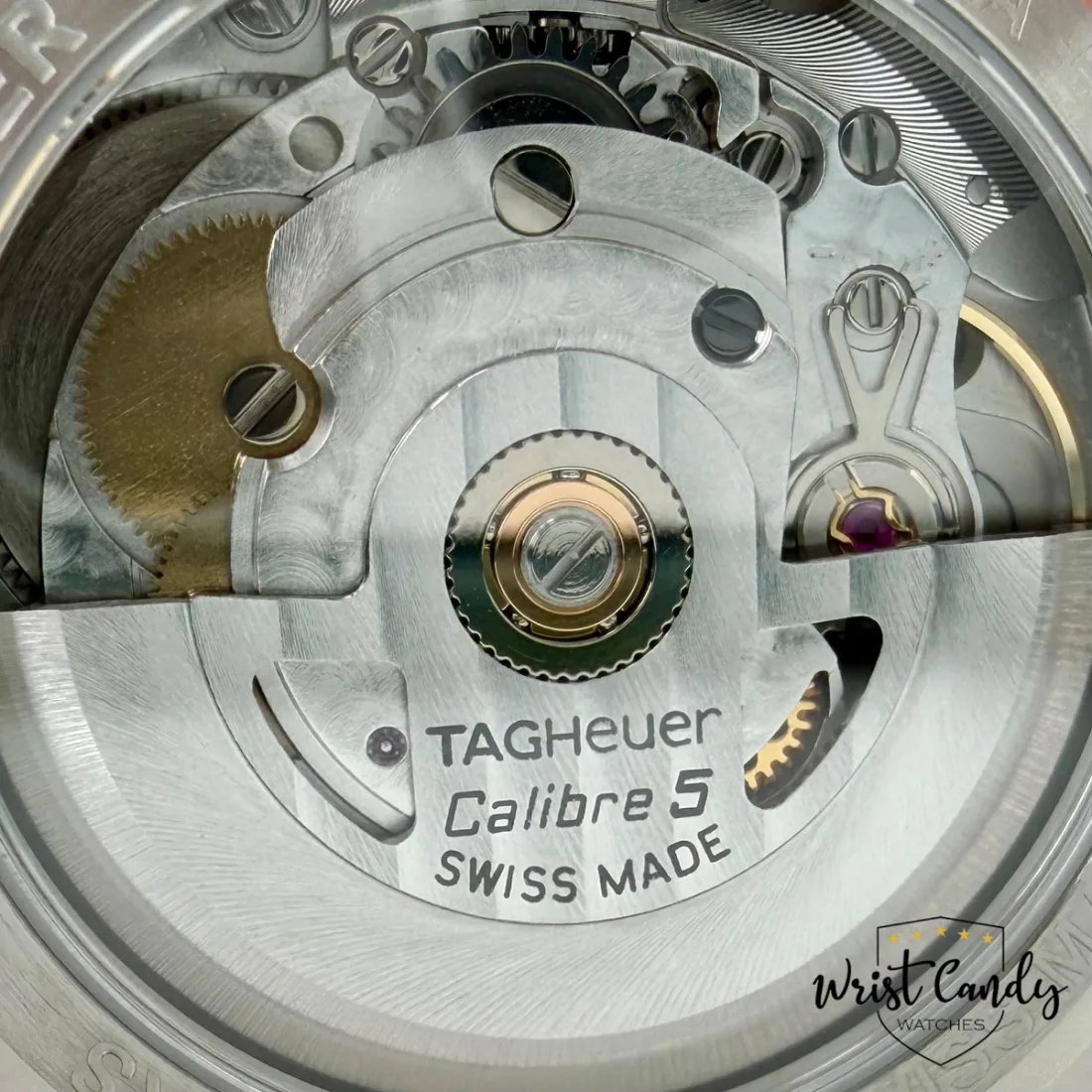 TAG Heuer Carrera Day-Date steel bracelet — detail