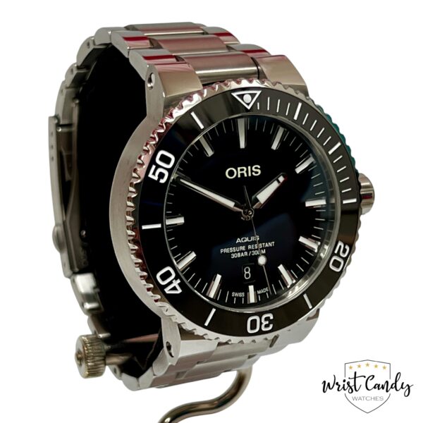 ORIS AQUIS DATE • 09-2024 • ALS NIEUW - Afbeelding 3